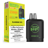 SLAMMIN' STS ICED LEVEL X BOOST PODPREFILLED POD BOOST G2 25K PUFFS ADJUSTABLE MODES